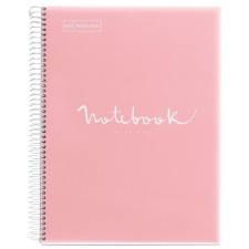 MIQUELRIUS Emotions 120 lapos A5 kockás spirálfüzet - Pink (A152265027) füzet
