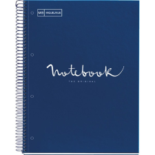 MIQUELRIUS emotions a4 pp 5x24 lapos navy vonalas spirálfüzet a152381121 füzet