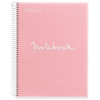 MIQUELRIUS Emotions A5 PP 120 lapos pink vonalas spirálfüzet (A152265021)