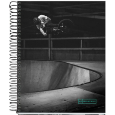 MIQUELRIUS Skate Park A5 4x35 lap vonalas spirálfüzet (A15296RP21) füzet