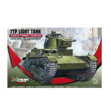 Mirage Hobby 7TP Harckocsi műanyag modell (1:35) (MMH-355001) autópálya és játékautó
