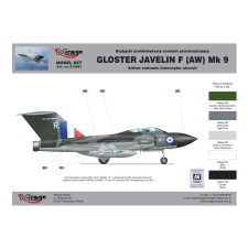 Mirage Hobby Gloster Javelin F Mk9 repülőgép műanyag modell (1:72) (872093) helikopter és repülő