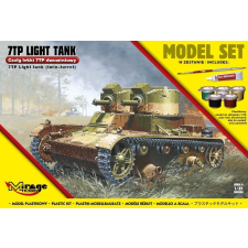Mirage Hobby Light tank 7TP műanyag modell (1:35) makett