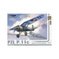 Mirage Hobby PZL P-11c vadászrepülőgép műanyag modell (1:48) (MMH-481001) makett