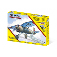 Mirage Hobby Samolot P.11C vadászrepülőgép műanyag modell készlet (1:48) (848094) helikopter és repülő