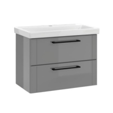 MIRANO Diora fürdőszobabútor + mosdókagyló + szifon - 60 cm (szürke) fürdőszoba bútor