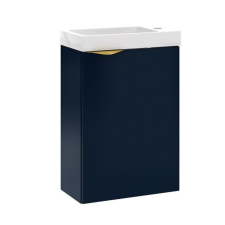 MIRANO Vera II fürdőszobabútor + mosdókagyló + szifon - 40 cm (kék) fürdőszoba bútor