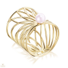 Misaki ezüst gyűrű 50-es méret - QCURSMOOTHGOLD50
