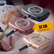 MISCHLER COOK 32CM KÉTOLDALAS SERPENYŐ MC-DADG32 edény