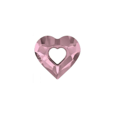 Miss U pendant - Swarovski medál bőrkötélen- Astral Pink- rózsaszín nyaklánc