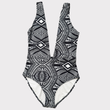 Missguided Mély kivágású fürdőruha gyerek fürdőruha