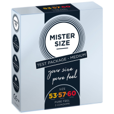 Mister Size 3 db-os próbacsomag (53-57-60 mm) óvszer