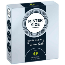 Mister Size 49 mm Condoms 3 pieces óvszer