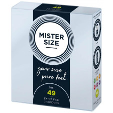 Mister Size 49 mm Condoms 3 pieces óvszer