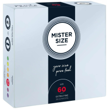 Mister Size 60 mm Condoms 36 pieces síkosító