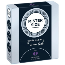 Mister Size 69 mm Condoms 3 pieces síkosító