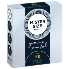 Mister Size MISTER SIZE 53 mm Condoms 3 pieces óvszer