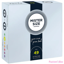Mister Size vékony óvszer - 49mm (36db) óvszer