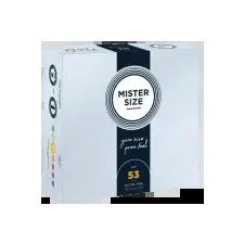 Mister Size vékony óvszer - 53 mm  Kiszerelés: 36 db (04137120000) óvszer