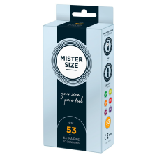 Mister Size vékony óvszer - 53mm (10db) óvszer