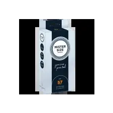 Mister Size vékony óvszer - 57 mm  Kiszerelés: 10 db (04137390000) óvszer