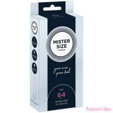 Mister Size vékony óvszer - 64mm (10db) óvszer