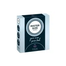 Mister Size vékony óvszer - 69 mm  Kiszerelés: 3 db (04138100000) óvszer
