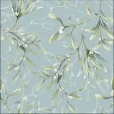  Mistletoe All Over Green papírszalvéta 33x33cm, 20db-os konyhai eszköz