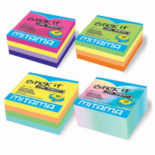 Mitama Öntapadós jegyzettömb Mitama 51x51 mm 400 lapos élénk színek post-it