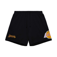  Mitchell & ness nba postgame fleece shorts vintage los angeles lakers rövidnadrág férfi fekete s