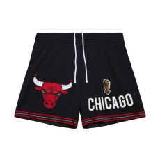  Mitchell & Ness NBA Team Origins 7In Mesh Shorts Vintage Logo Chicago Bulls rövidnadrág Fekete XL