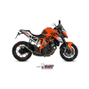 MIVV MK3 kipufogó fekete acél/rozsdamentes végzáróval KTM 1290 Superduke-hoz MIVV Kipufogó és alkatrészei Kipufogódob, betét, hangtompító