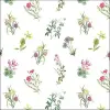  Mixed Flowers White papírszalvéta 33x33cm, 20db-os