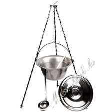 MK Home 40 literes vasbogrács(1.2mm)+150 cm állvány szett(5részes) konyhai eszköz