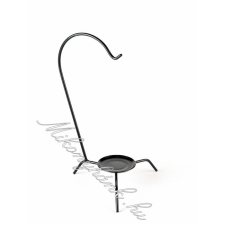MK Home Festett fekete tálalóbogrács állvány 19 cm konyhai eszköz