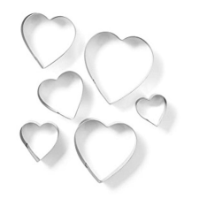 MK Home Szív süteménykiszúró 3darab konyhai eszköz