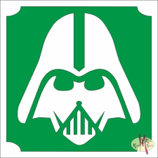 Mk Kreatív Stúdió 5x5 cm-es Csillámtetoválás sablon - Darth Vader 236 csillámtetoválás