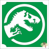 Mk Kreatív Stúdió 5x5 cm-es Csillámtetoválás sablon - Jurassic Park 81