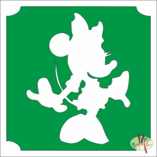 Mk Kreatív Stúdió 5x5 cm-es Csillámtetoválás sablon - Minnie mouse 403 csillámtetoválás