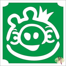 Mk Kreatív Stúdió 5x5 cm-es Csillámtetoválás sablon sablon - Angry Birds 260 csillámtetoválás