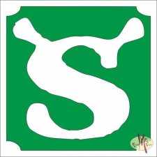 Mk Kreatív Stúdió 5x5 cm-es Csillámtetoválás sablon - Shrek 116 csillámtetoválás