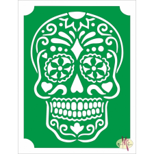 Mk Kreatív Stúdió Mk Body Deco Henna sablon - Mexikói koponya 34 kreatív és készségfejlesztő