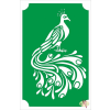 Mk Kreatív Stúdió Mk Body Deco Henna sablon - Páva 7