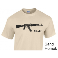 Mk Kreatív Stúdió Póló - AK 47 katonai