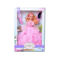 MK Toys Hercegnő baba rózsaszín ruhában 30cm baba