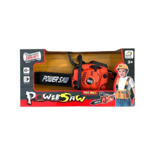 MK Toys Power Saw elektronikus láncfűrész fénnyel és hanggal narancssárga színben barkácsolás