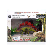 MK Toys Stegosaurus dinoszaurusz figura tojással és növényekkel játékfigura