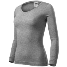  mlf_1691217 Fit-T LS póló női sötétszürke melírozott 2XL