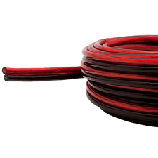 MNC 20024x5 hangszóróvezeték transparent, 2x1mm, 5m kábel és adapter