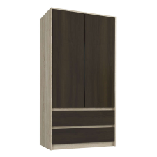 Mobene Gardróbszekrény B9 2 ajtós - 2 fiókos , sonoma wenge bútor